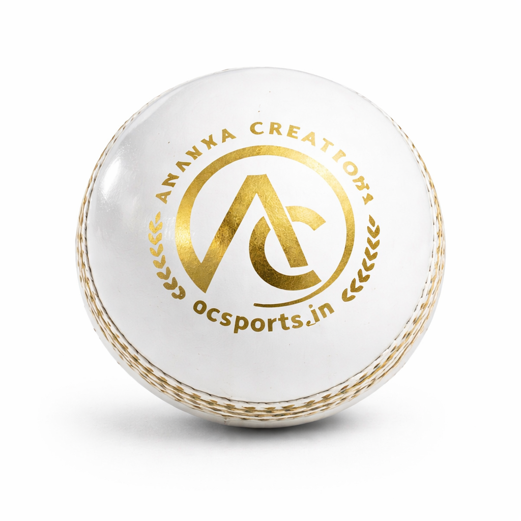 Classic White 4 Piece Leather Cricket Ball – 40 Overs (Test) -1