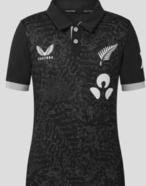 New Zealand Cricket Team 2026 ODI World Cup Fan Jersey Black Half Sleeves -F.jpg
