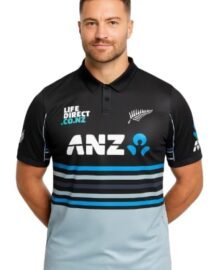 New Zealand ODI 2025 Fan Jersey for Men – Grey Half Sleeve Cricket Polo T-Shirt.jpg