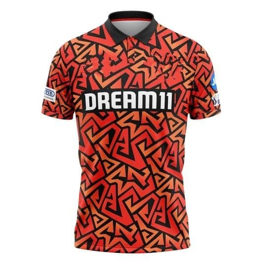 SRH Printed Regular Fit Sunrisers Hyderabad Authentic