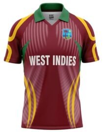 West Indies T20 2012 Fan Jersey – Maroon & Blue Half Sleeve Cricket T-Shirt-B.jpg
