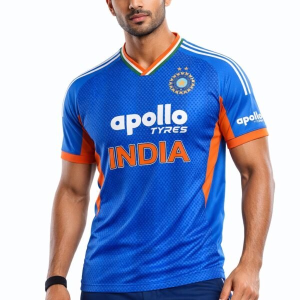 India ODI World Cup 2026 Half Sleeves Cricket Fan Jersey