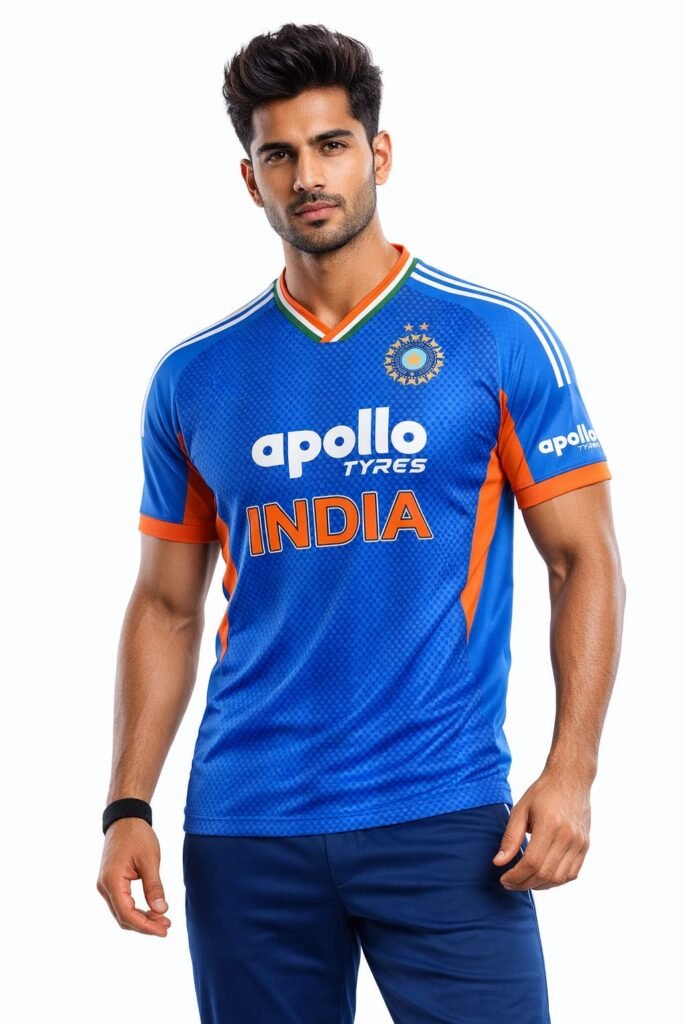 India ODI World Cup 2026 Half Sleeves Cricket Fan Jersey