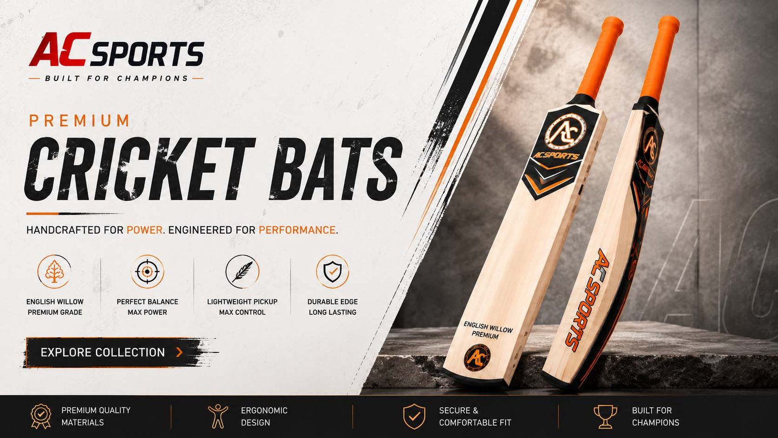 AC Sports Cricket Bat